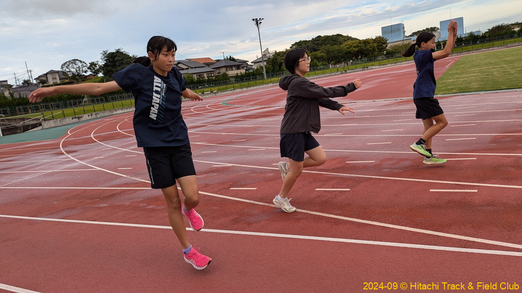 日立陸上クラブ Hitachi Track ＆ Field Club - 2024-09-22 中学生練習会